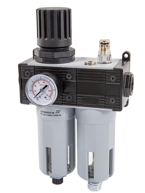 1/2 " регулятор давления с манометром + фильтр + датчик