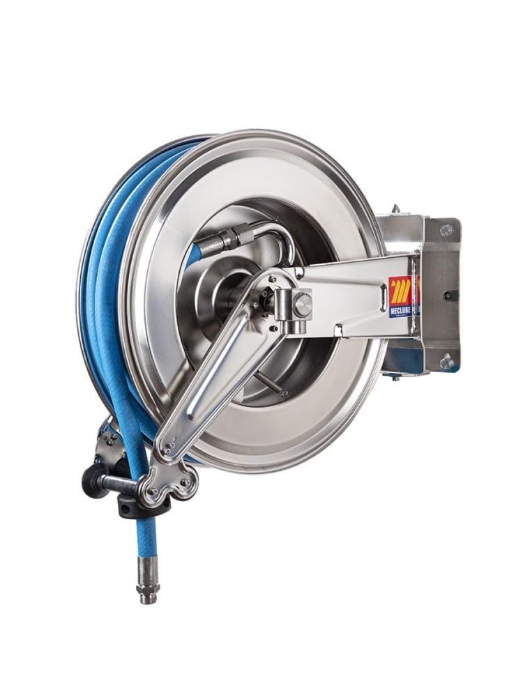 SX-550 - Открытая катушка для пищевых жидкостей до 120°C, рукав 1/2" х 25 м, 15 бар