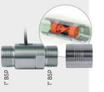 Turbinox inline - Импульсный счетчик отпуска керосина, ДТ, воды, жид. омывателя, 10-40 л/мин