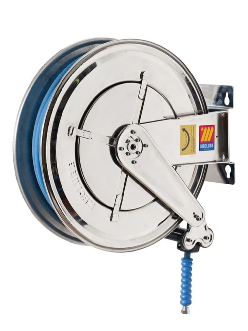 Катушка для воды Meclube INOX FX-550 1SC со шлангом 3/8" х 20 метров