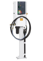 Установка для откачки отработанного масла Evacumaster, монтаж на стену