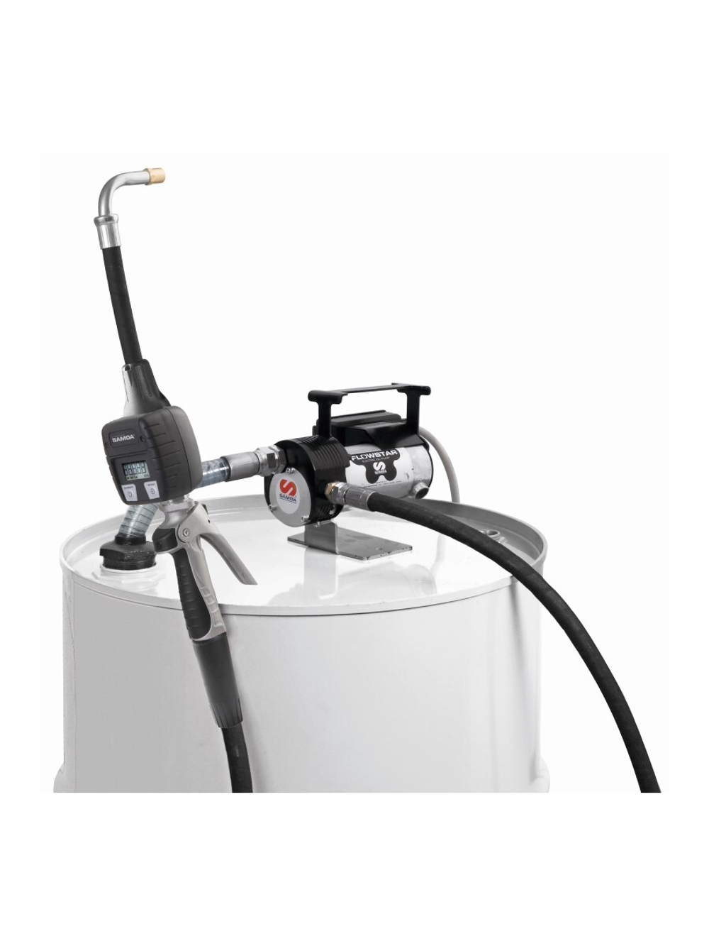 Электрический масляный насос комплект 24 В с 3м всасывания + подающего шланга и клапана управления д