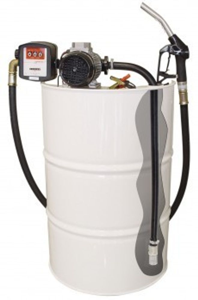 SAG-90H 24 VDC KIT + PA-80 - Бочковой комплект со всас. шлангом для ДТ с мех. счетчиком и авт. писто
