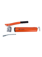 Шприц рычажный для консистентой смазки, 413атм, 500см3, 1/8" BSPT, трубка с 4-х лепестковой насадкой