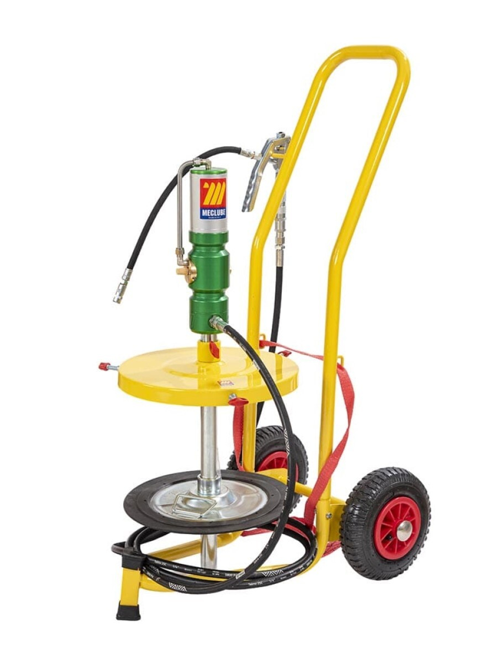 Передвижной нагнетатель густых смазок для бочек 60: 1 для бочек 18-30кг.